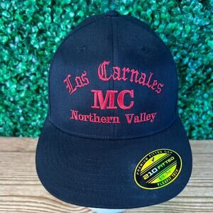Los Carnales Motorcycle Club Northern Valley Fitted Adult Hat Mens Cap 210